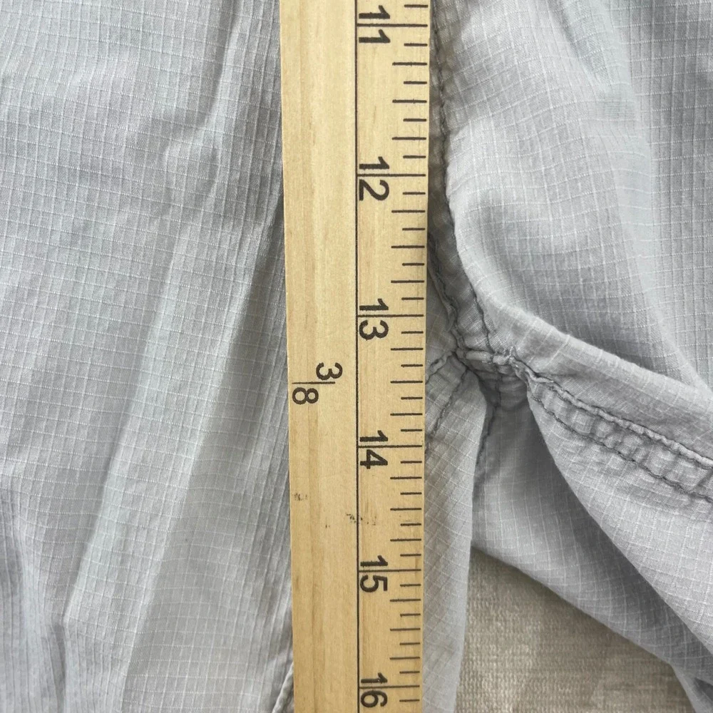 WearFirst Mens Grey Ripstop Cargo Shorts Size 42 Free-Band Stretch Utility - Picture 5 of 9